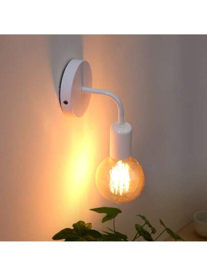 Nordic Moderne Wand Lamp Iron Zwart E27 Indoor Lighting Bedside Bedroom Bathroom Sconce Verlichting Fixture Industrial view 6
