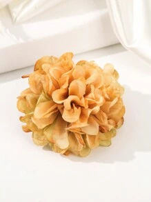 1pc Bohemian Style Artificial Flower Hair Clip, Suitable For Travel, Photo Shooting, And Outfit Matching