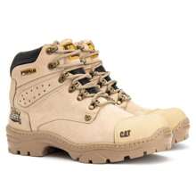 Bota Coturno Masculino Em Couro Legítimo Alta Qualidade Caterpillar Adventure bota branca