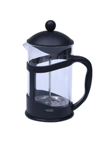 1 pieza Cafetera portátil, olla de prensa francesa con filtro de acero inoxidable y mango resistente al calor, disponible en volúmenes de 350ml/600ml/800ml, excelente para una taza de café por la mañana para empezar el día de vuelta a la escuela