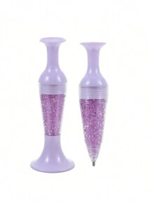 1 set Diamond Art Painting Brushes Kit, kleurrijke vaasvormige Diamond Painting pennen, Diamond Picking Tray, DIY Craft Cross Stitch Tools, mozaïek Cross Stitch Diamond Painting accessoires, Cross Stitch Embroidery Tools, ingebedde decoratieve Diamond Storage Container, geen stroom nodig, kunststof materiaal