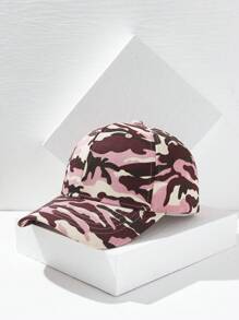 1pc Spring/Summer Camo Baseball Cap, Unisex Outdoor Casual Sun Protection Snapback Hat - Multicolor - View 15