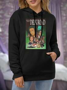 Deep In The Heart Of Delk Rd A Dillbob Discord Gaming Big Size Women Hoodie Sweatwomen Hoodies (Atlanta Abstract Boondocks Style)