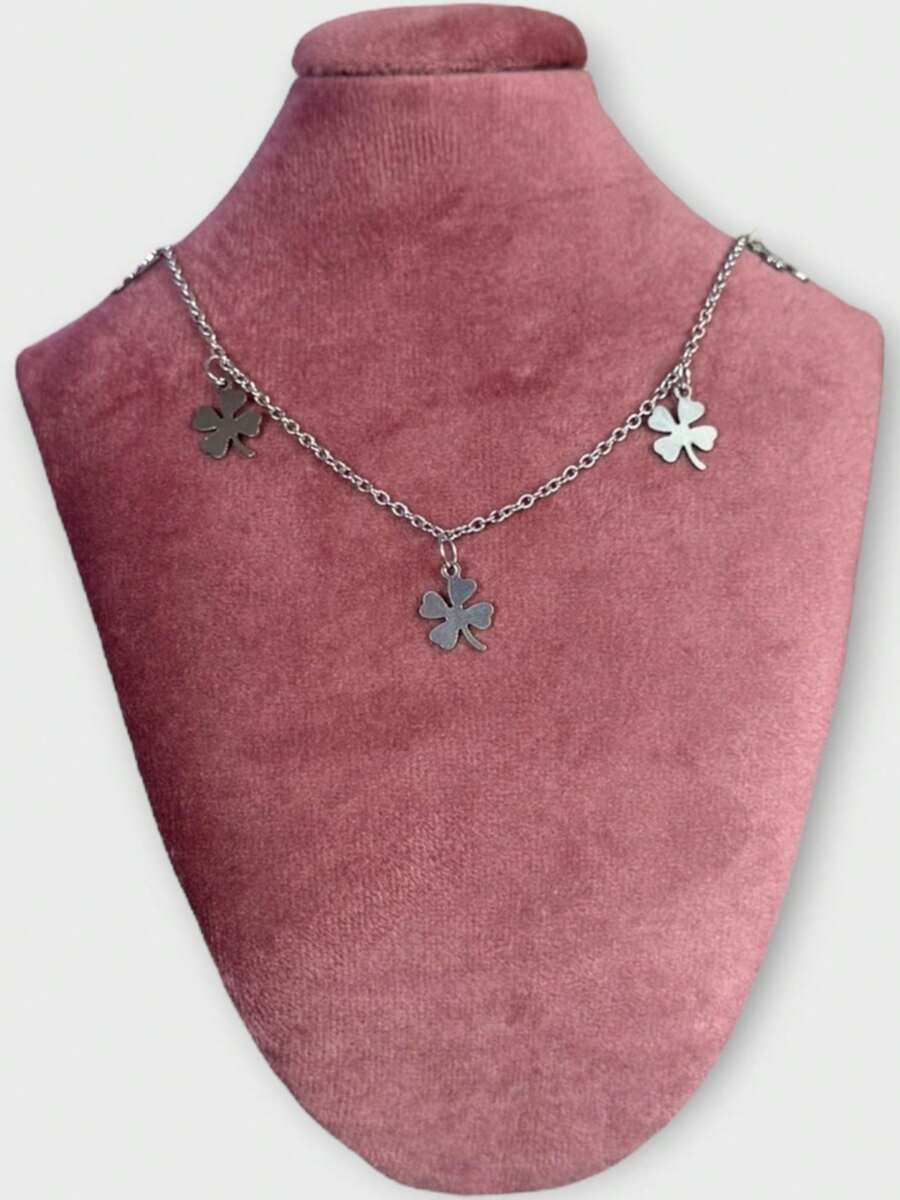 EverlyX Collane con ciondoli minimalisti in acciaio inossidabile - Design esclusivi con ciondoli a forma di stella, cuore, croce, luna, semicroma e trifoglio - Gioielli eleganti e versatili nei toni dell'argento e dell'oro, ideali per ogni occasione - Materiale resistente e durevole, perfetto per un look moderno ed elegante sofisticato - ✅ Consegna in 3-5 giorni