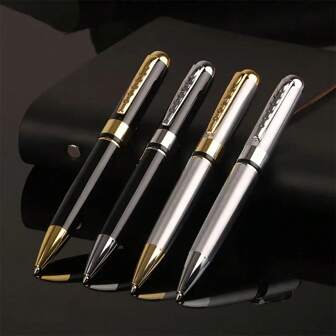 1Pc New Good Quality Business Metal Ball Pen Promotional Heavy Metal Pens Simple Design Ball Pen For Office Stationary Writing