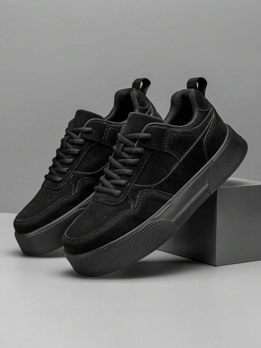 Giày thể thao nam thời trang thường ngày, giày bệt cổ thấp phối màu đa năng, giày sneaker trắng đơn giản phong cách đường phố, hoàn hảo khi phối cùng quần jeans thể thao.