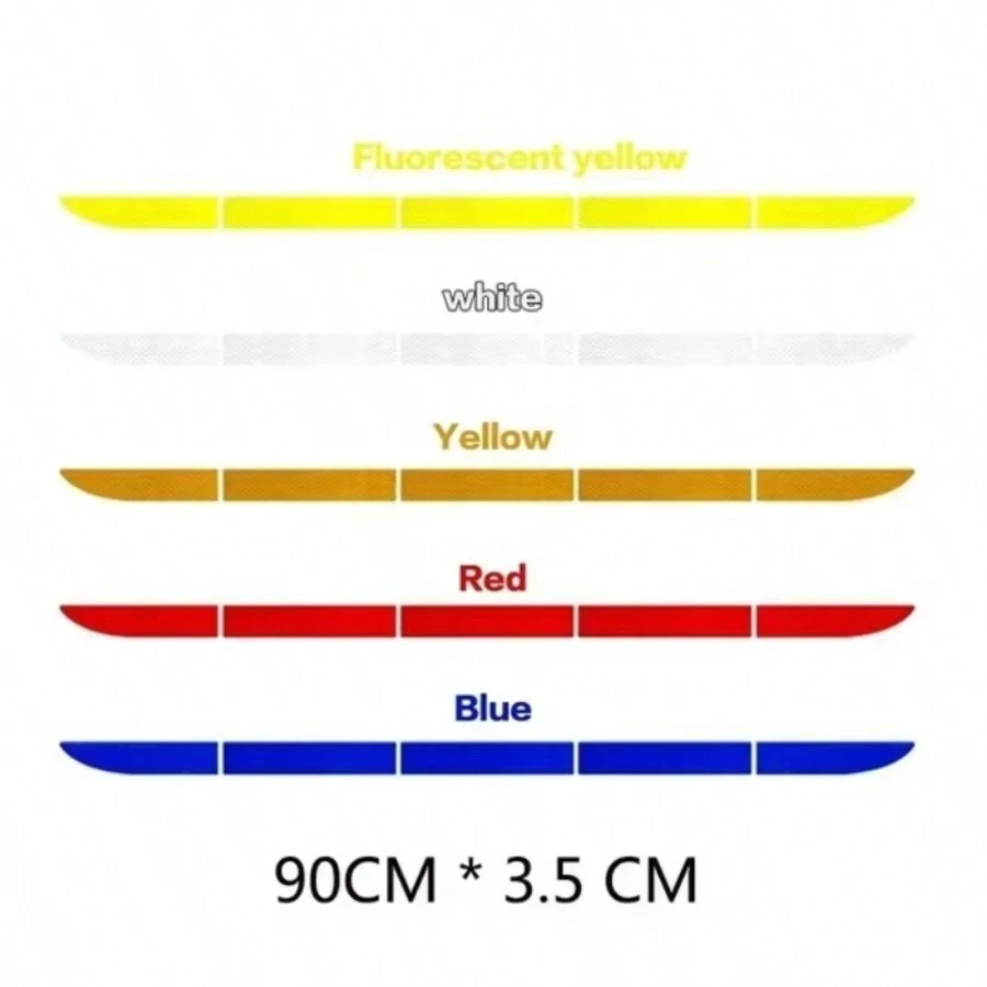 Waterproof Reflective Warning Tape For Car Trunk And Body - Decal Stickers, Car Accessories