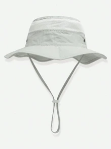 1 件儿童透气网眼太阳帽，夏季户外防紫外线渔夫帽 - 兒童帽 - 查看 6