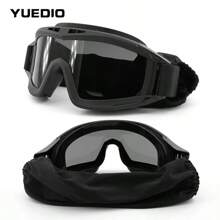 High Impact Resistant Goggles Durable Tactical Protective Goggles With 2.5 Mm Thick Protective Lens - A - View 2