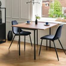 Mesa de Comedor Extensible Mesa Comedor para 2 a 4 Personas Mesa Plegable de Cocina Mesa de Usos Múltiples Marrón