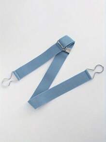 女士隐形腰带，弹性百搭无扣弹性腰带，带金属扣的可调节休闲布质腰带，适合牛仔裤、休闲装 - 彩色 - 查看 7