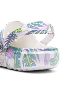 CIVHOM Women's Tie-Dye Clogs, Slip On Round Toe Lightweight Platform Casual Garden Shoes, Summer Comfy Beach Slides