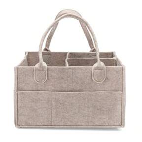 Small Thick Felt Diaper Bag, Handheld Mommy Bag, Handheld Baby Diaper Storage Bag