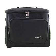 Thermal Bag And Thermal Lunch Box 13 Liters For Drinks And Lunch Boxes Crossbody Strap - 黑色 - 查看 5