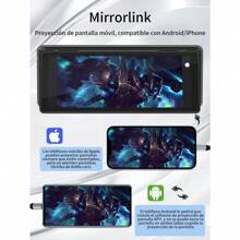 FINYQBET Autoestereos para Carro de 10.3 Pulgadas,Estéreo para Pantalla Carplay para Auto con Android Auto, Pantalla HD 1024 * 600, Mirrorlink,FM Bluetooth y más,Desmontable,con Tapa - 1 - Ver 6