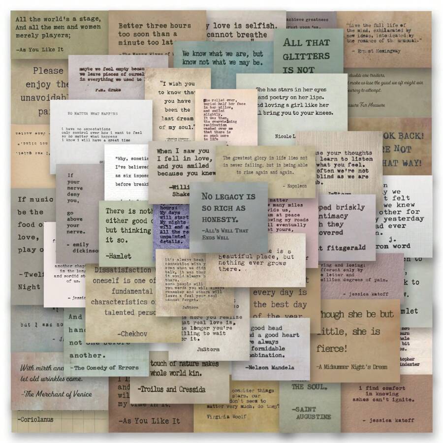 60PCS Vintage Inspirational Quotes Stickers Aesthetic Vinyl Stickers 60pcs-vintage-inspirational-quotes-stickers-aesthetic-vinyl-stickers