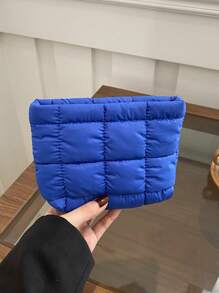 1 Pc Large Capacity Makeup Organizer Bag, Beautifully Designed For Daily Cosmetic Storage,Boho Vibes