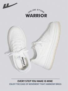 WARRIOR Warrior Women's Skateboarding Shoes Spring And SummerLightweightComfortableBreathableModest Style Casual Yet SleeksneakersApplicable Throughout The Yearwear-ResistingAll-Day WearTraining SneakersRunning ShoesLittle White Shoes