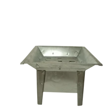 Anafre, brasero chico para carbón - Gris Claro - Ver 6