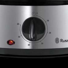 Russell Hobbs 19270-56 3basket(s) Independiente 800W Negro, Acero inoxidable vapore - Vaporera (3 cesta(s), Negro, Acero inoxidable, Independiente, Giratorio, Frente, Acero inoxidable) - 1 - Ver 5