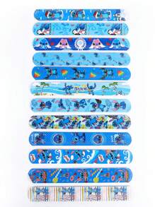 1/6/12 Piezas/Set Estilo aleatorio Pulsera/Brazalete de Juego de Dibujos Animados Papa Círculo Lindo Papa Decoración de Regalo (Algunas Partes Pueden Ser Aleatorias)
