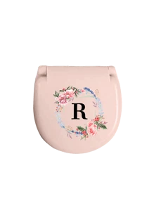 Wreath Name Initials Sewing Toolbox, Letters A-Z, Perfect Gift For Beginners In Sewing: 1 Portable Mini Sewing Set - Foldable, Diy Sewing Supplies And Accessories, Suitable For Travelers And Emergency Clothing Fixers, Mini Needle Box, Portable Small Needle Bag Sewing Tool Combination Set, Hotel Supplies (Pink),Sewing,Sewing Kit,Wedding,Sewing,Craft,Crafts,Sewing Items