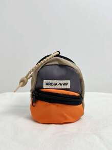 1pc Portable Mini Headphone Case Multifunctional Compact & Minimalist Design Zipper Mini Pouch In Macaron Colors Suitable As Handbag Accessory For Women Wallet Mini Wallet Purse Wallet Coin Wallet - Multicolor - View 6