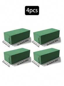 20pcs/10pcs/8pcs/1pc/2pcs/4pcs/6pcs 5.51in X 3.14in X 1.77in - Wet & Dry Flower Foam Bricks, Green Polystyrene Foam Blocks For Flower Arrangement, Plant Decor And Crafts, Suitable For Wedding Decor, Bridal Backdrop, Wedding Arch, Table Centerpieces, Bouquet Filler, Also Applicable For Christmas, Halloween, Thanksgiving, Back-To-School, Valentine's Day, Teacher's Day, Mother's Day