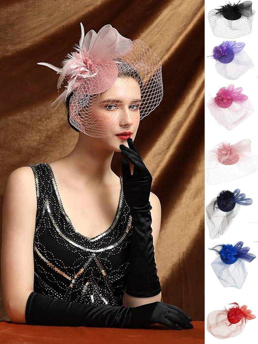 Chapeau Cloche Femme Vintage - Style Années 20/50 - Fedora D'hiver En Laine - Pour église, Sorties, Occasions