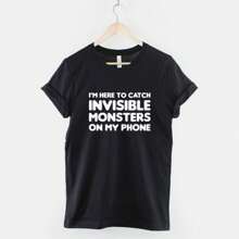 Everyones Playing - Invisible Monsters App Game T-Shirt