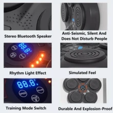 Máquina De Boxeo Electrónico De Pared Entrenamiento Musical Mod18001 - AZAR - Ver 2