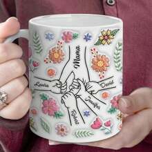 Funny Mug Valentine Gift For Mom - Dog Mom Gifts - 11oz Dog Mom Mug For Mom Mama Mother Grandma Fur Mom - Dog Gifts From Daughter, Son - Mother'S Day Mug For Dog Lovers - Christmas, Birthday Gifts For Mom Mom Mug Dad Mug Couple Mug Mug Cup Coffee Mug Gift Box Christmas Mugs Navidad Decoracion 2025 Christmas Gifts - 05_媽媽的手 - 查看 3