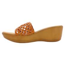 Sandalias con plataforma Exterior Piel vegana Color Café Para Mujer De RBCOLLECTION - Café integral - Ver 5