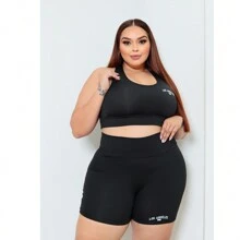 kit 3 Conjunto Top e Shorts  Plus size  Academia Los Angeles