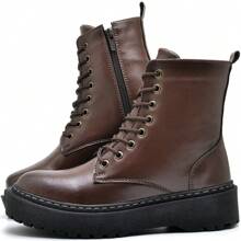 DUBUY 1105FG Women's Tractor-Mounted Combat Boot - 鏽棕色 - 查看 2