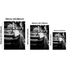 1 张，复古海报，黑色豪华车墙画，经典超级跑车帆布墙画，无框，适用于客厅、卧室、家庭办公室、宿舍、餐厅，无框 - 黑色 - 查看 6