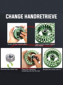 SOUGAYILANG High-Quality Precision Die-Cast Fly Reels 5 Colors Size:5/6,7/8 Perfect Blend Of Strength And Smoothness Unleash Your Angling Potential Engineered For Superior Performance