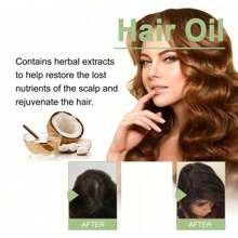 ADIVASI 护发油，草本强化油，浓密头发强化，清洁头皮修复顺滑护发油