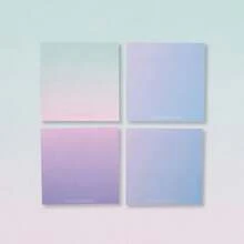 200/50 Gradient Sticky Notes, Minimalist Cloud Design, Sticky, Suitable For Messages, Memo Notes, Note Pads, Cute And High-Quality Student Style, Casual Style For Back To School