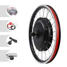 20" Electric Bicycle E-Bike Front Wheel Conversion Kit 48V Motor Hub DIY