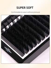 1 pièce Extensions de cils faux B Curl 12 rangées de Lashprofessor. Nouveaux cils volumineux à la mode en poils de vison. Forme de maquillage de cils personnels en gros
