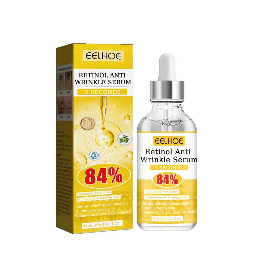 Sérum antiarrugas de retinol para reafirmar la piel facial, desvanecer las arrugas y los pliegues nasolabiales, cuidado de la piel antienvejecimiento - Multicolor - Ver 1
