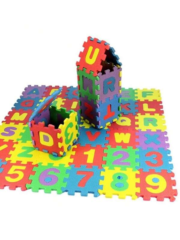Brinquedo Tapete EVA 36 Peças Para crianças Mini