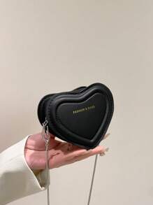 Bolsa ultra pequeña, bolso de mujer, cadena nicho, bolso de amor, monedero versátil cruzado para compras de mujeres, Día de San Valentín