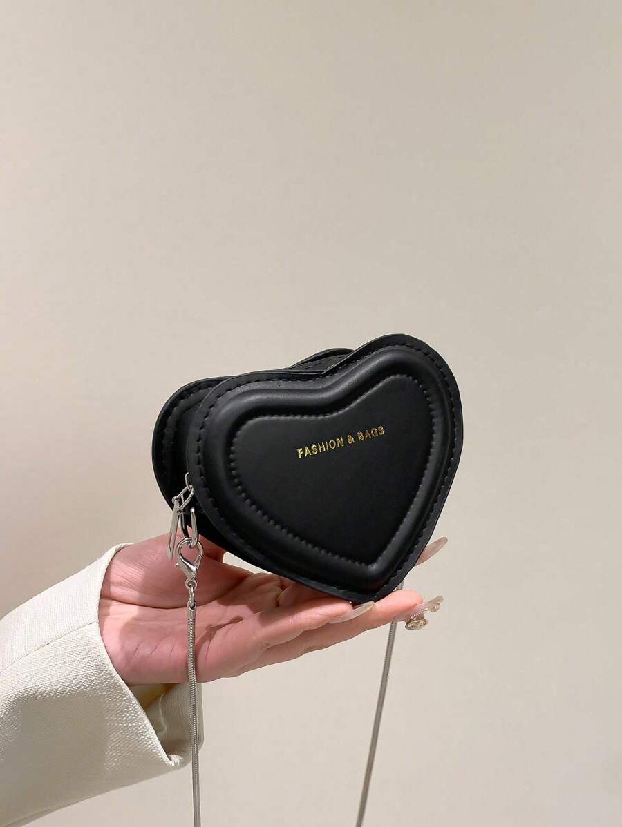 Bolsa ultra pequeña, bolso de mujer, cadena nicho, bolso de amor, monedero versátil cruzado para compras de mujeres, Día de San Valentín