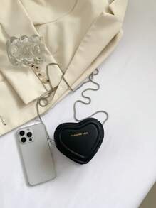 Bolsa ultra pequeña, bolso de mujer, cadena nicho, bolso de amor, monedero versátil cruzado para compras de mujeres, Día de San Valentín