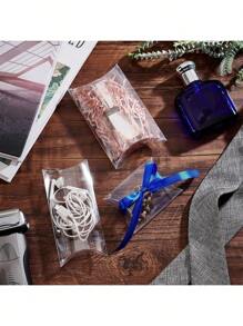 5-20 件 PVC 透明枕头礼品盒，塑料包装盒适用于生日、婚礼、派对礼品包装盒