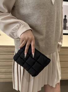 1 Pc Large Capacity Makeup Organizer Bag, Beautifully Designed For Daily Cosmetic Storage,Boho Vibes