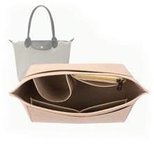 Felt Insert Bag Fits For  Handbag Liner Bag Felt Cloth Makeup Bag Support Travel Portable Insert Purse Organizer