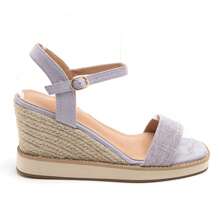 Summer Casual Versatile Simple Wedge Sandals - Purple - View 2